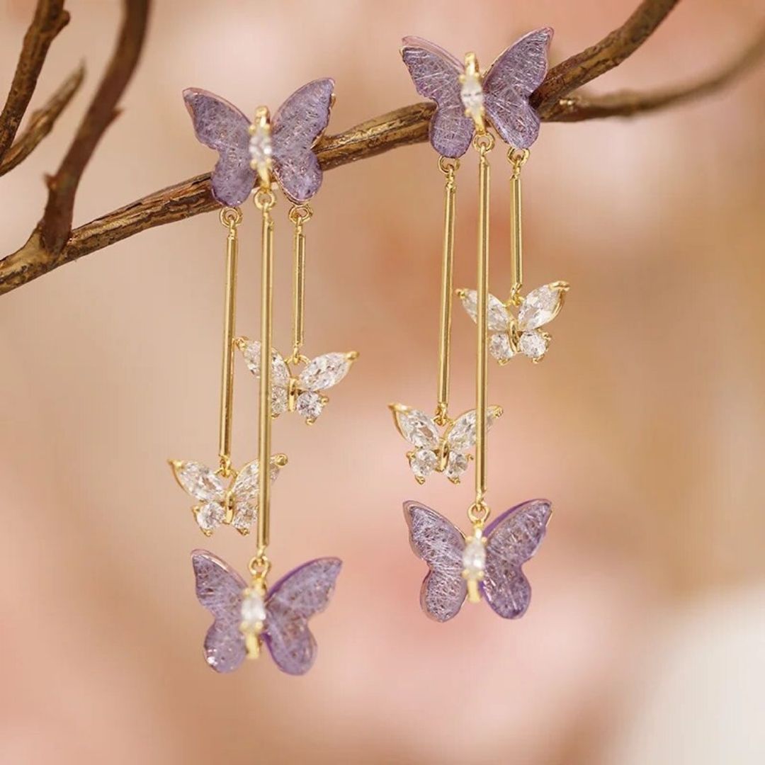 LIVSY | Butterfly Crystal Earrings®