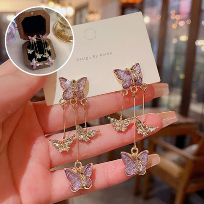 LIVSY | Butterfly Crystal Earrings®