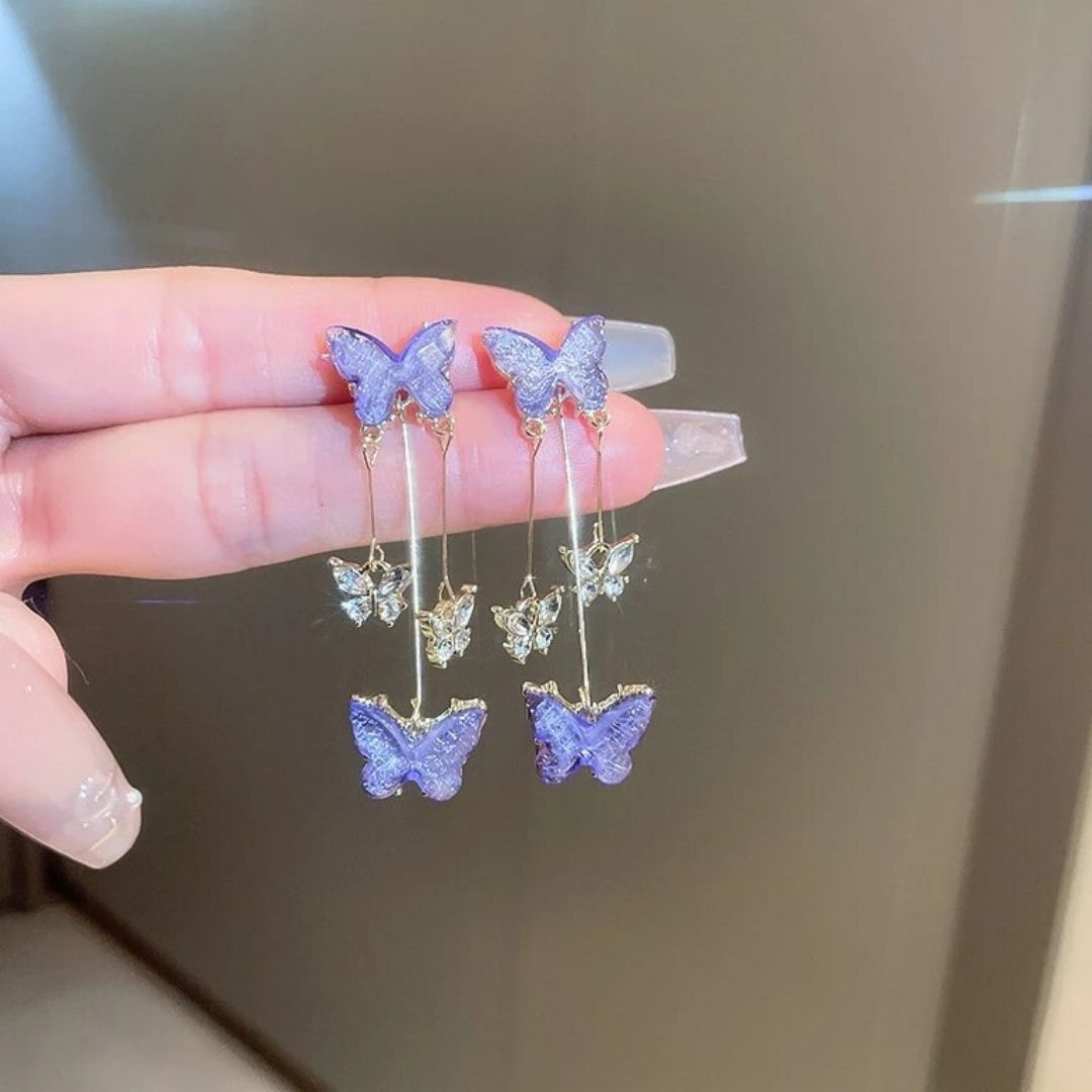 LIVSY | Butterfly Crystal Earrings®