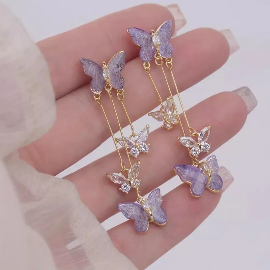 LIVSY | Butterfly Crystal Earrings®