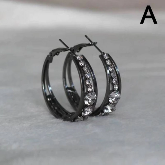 Livsy | Curved Sparkly Earrings®