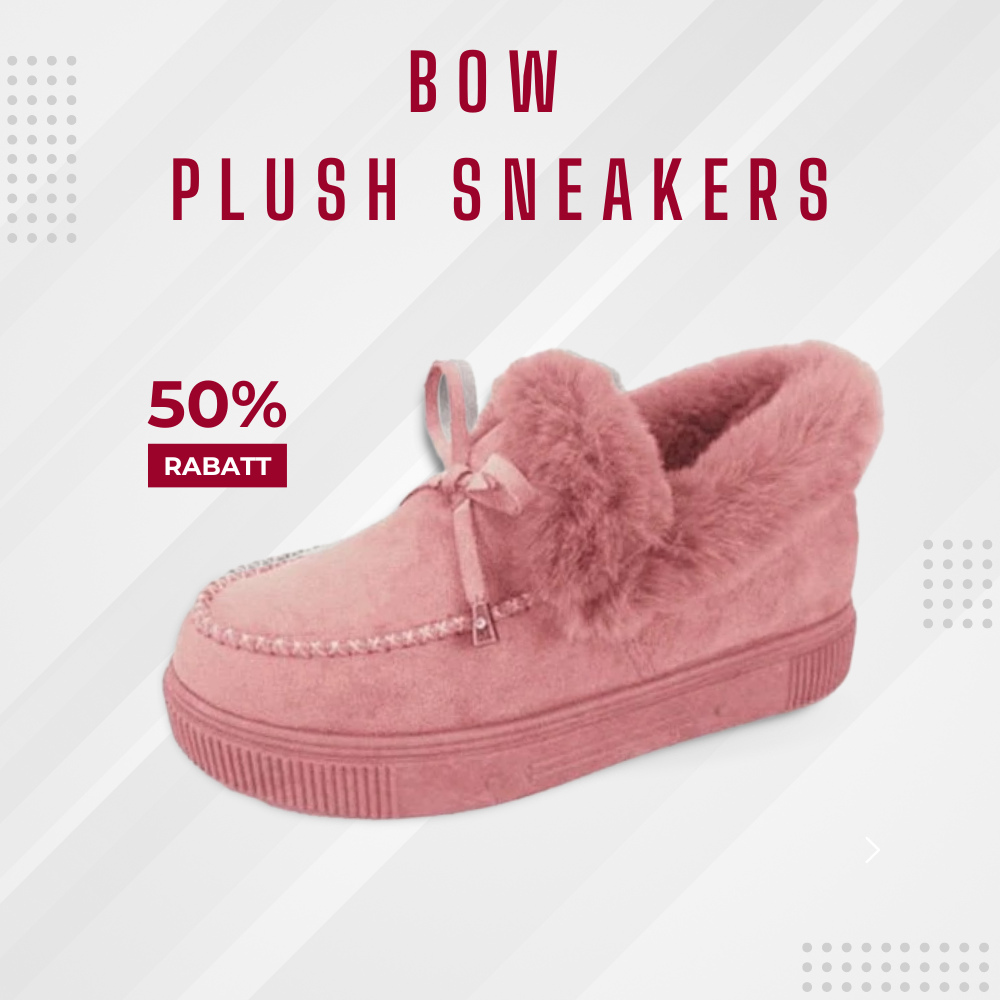 LIVSY | Bow Plush Sneakers®