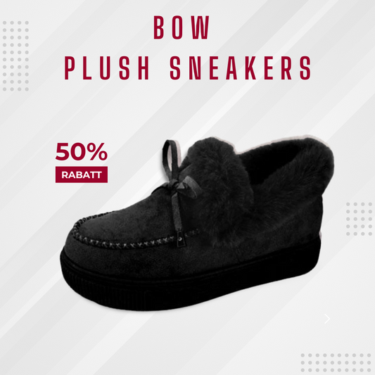 LIVSY | Bow Plush Sneakers®