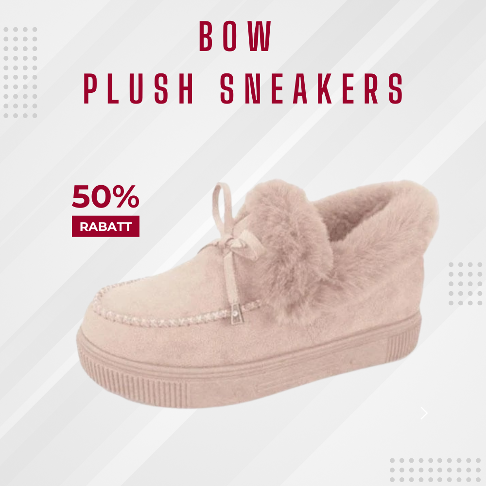 LIVSY | Bow Plush Sneakers®
