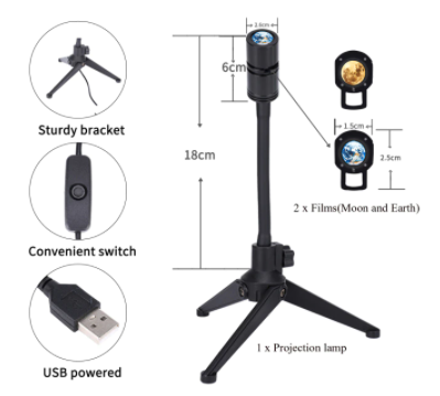 LIVSY | Earth Moon Projection Light®