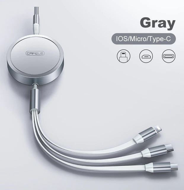 LIVSY | Retractable 3-in-1 Charger®